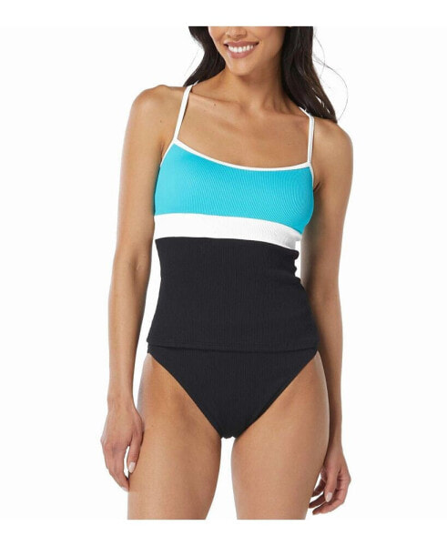 Women's Flex Ribbed Tankini Top