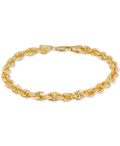 Браслет Macy's Glitter Rope in Gold 10k