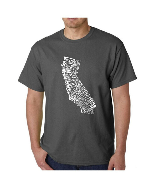 Men's Word Art T-Shirt - California State