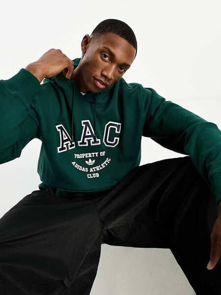 adidas Originals Rifta AAC hoodie in collegiate green