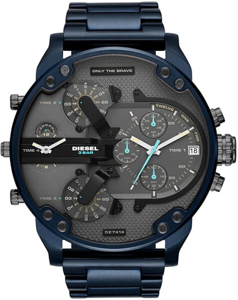 Diesel Men's Chronograph Quartz Watch with Stainless Steel Strap DZ7414