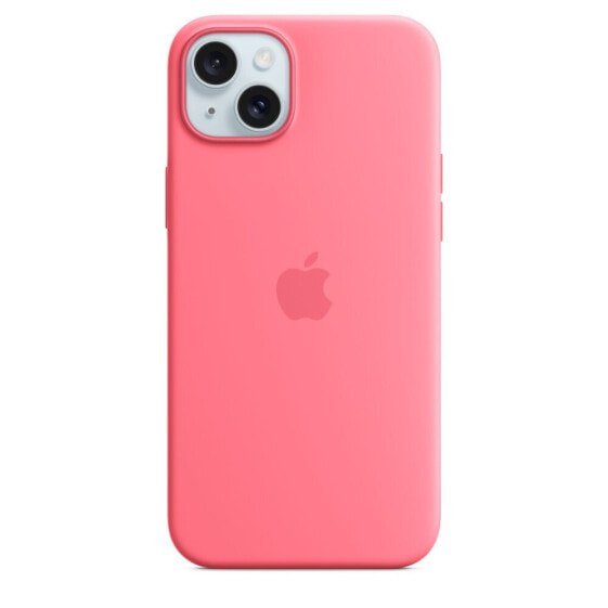 Apple iPhone 15 Plus Silikon Case mit MagSafe"Pink iPhone 15 Plus