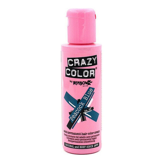 Оттеночная краска Павлинье синий Crazy Color Nº 45 (100 мл)