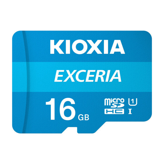 Kioxia Exceria - 16 GB - MicroSDHC - Class 10 - UHS-I - 100 MB/s - Class 1 (U1) - Карта памяти 16 ГБ