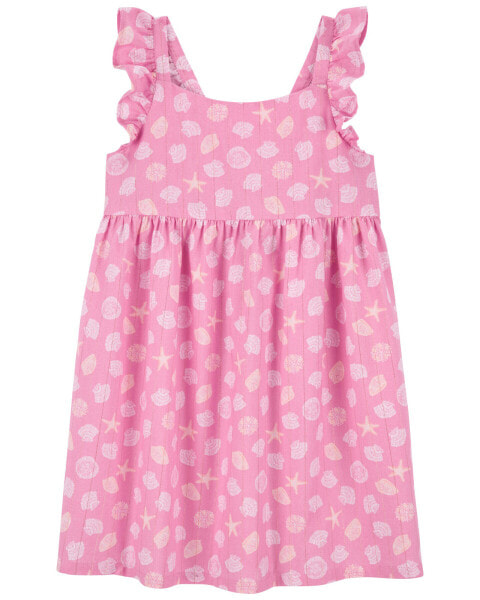 Toddler Seashell Print Sundress 4T