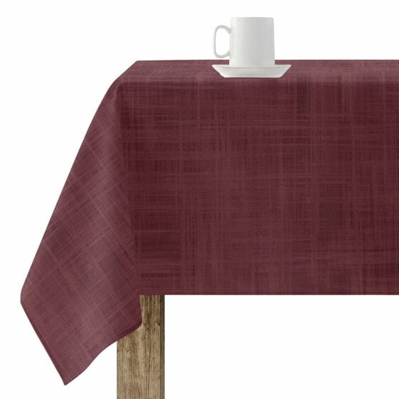 Stain-proof resined tablecloth Belum 140 x 140 cm Burgundy