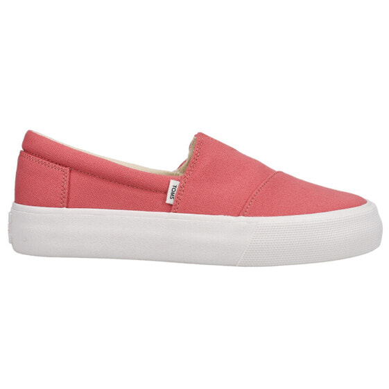 TOMS Fenix Platform Slip On Womens Pink Sneakers Casual Shoes 10019809T