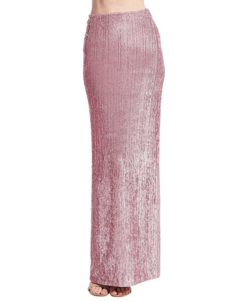 Юбка EMILY SHALANT Sequin Column длинная с пайетками