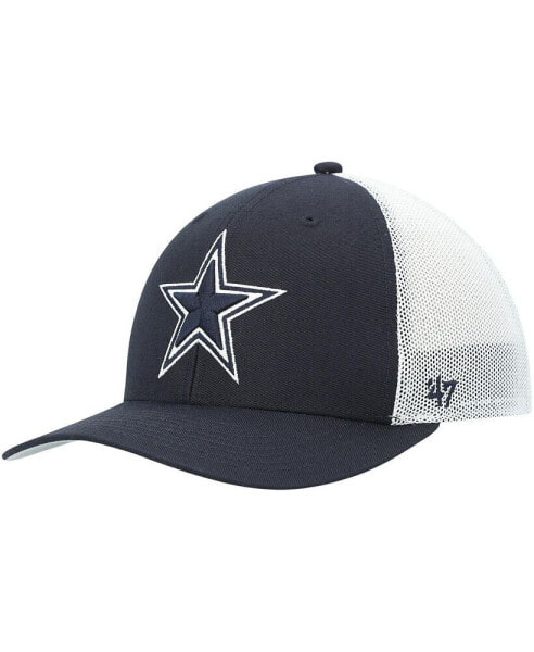 Men's '47 Navy, White Dallas Cowboys Trophy Flex Hat