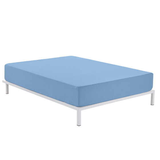 Fitted bottom sheet Alexandra House Living Blue Clear 135/140 x 190/200 cm