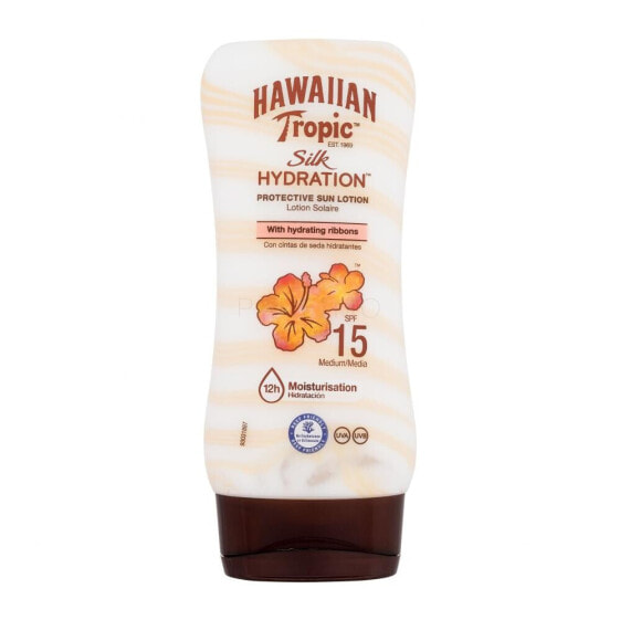 Hawaiian Tropic Silk Hydration Protective Sun Lotion SPF15 180 ml sonnenschutz wasserfest unisex