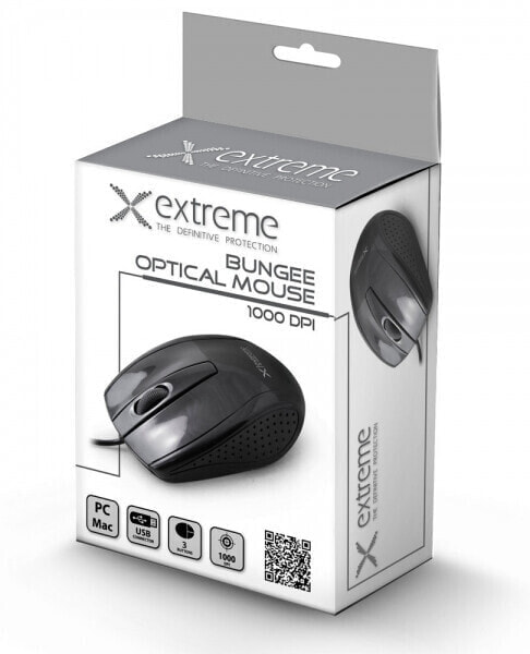 Extreme Networks Esperanza XM110K - Right-hand - Optical - USB Type-A - 1000 DPI - Black