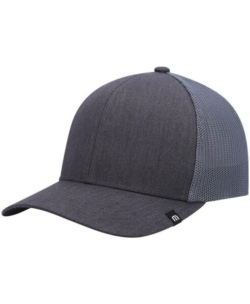 Головной убор Мужской Кепка-тракер TravisMathew Heathered Charcoal Widder 2.0 Snapback Hat TRAVIS MATHEW