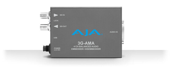 AJA 3G-AMA - Active video converter - Grey - 2048 x 1080 - - - 480i,576p,720p,1080i,1080p - BNC - BNC