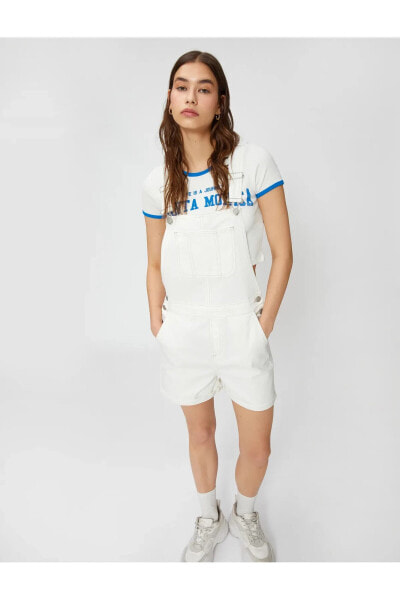 Комбинезон Koton Cepli Shorts Jumpsuit