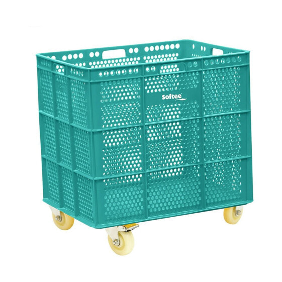 SOFTEE PU Basket With Wheels