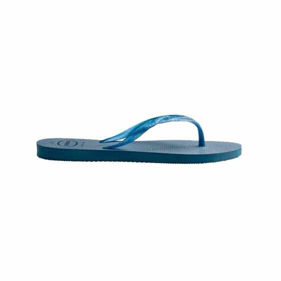 Шлепанцы для женщин Havaianas Fantasia Gloss Небесный синий