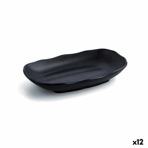 Тарелки сервировочные Quid A'bordo Чёрный Пластик 25,5 cm (12 штук)
