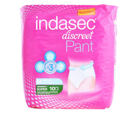 Урологические прокладки Indasec PANT SUPER средний размер 10 шт.