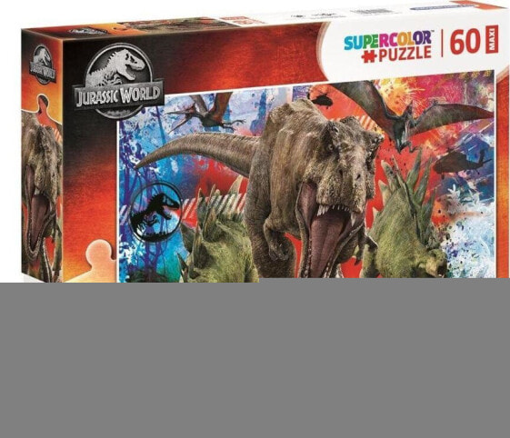Clementoni Puzzle 60 elementów Maxi Jurassic World (26456)