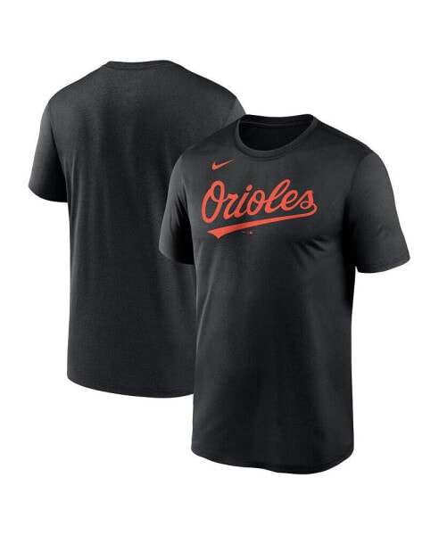 Men's Black Baltimore Orioles New Legend Wordmark T-shirt