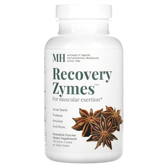 Таблетки для пищеварения Michael's Naturopathic Recovery Zymes, 180 шт.