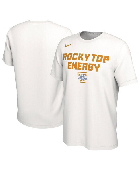 Men's and Women's White Tennessee Lady Vols 2024 On-Court Bench Energy T-shirt