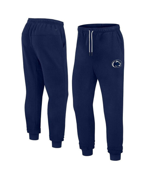 Брюки спортивные Fanatics Signature мужские и женские синие Penn State Nittany Lions из супермягкого флиса.