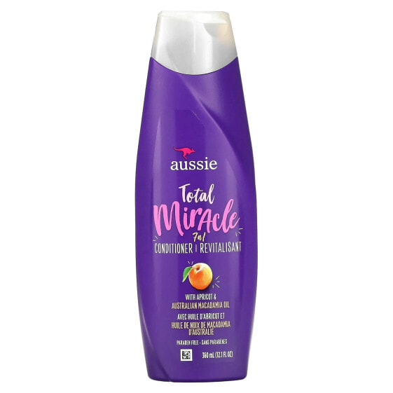 Total Miracle 7 N 1 Conditioner with Apricot & Australian Macadamia Oil, 12.1 fl oz (360 ml)