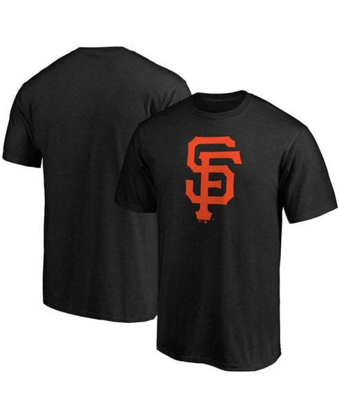 Men's Black San Francisco Giants Official Logo T-shirt