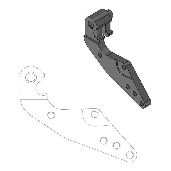 MOTO-MASTER 298 mm BMW/Husqvarna/KTM/Swm 211043 Relocating Bracket For Brake Caliper