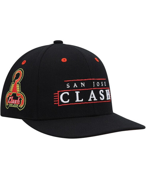 Men's Black San Jose Clash LOFI Pro Snapback Hat