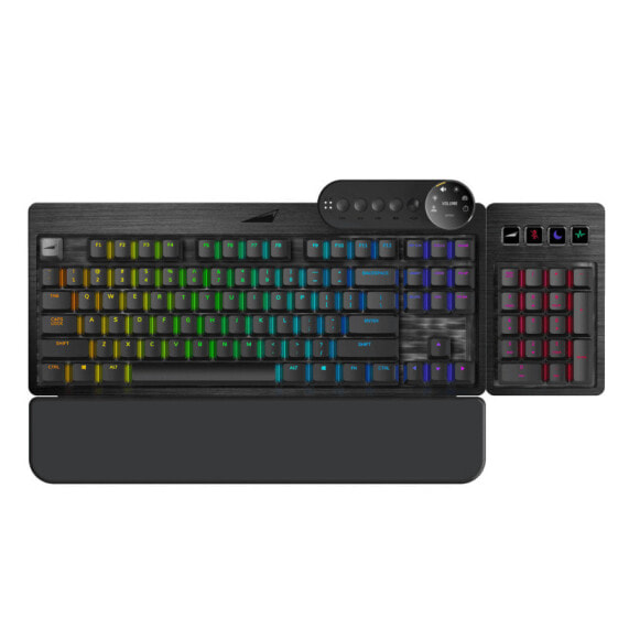 Mountain Everest Max - Full-size (100%) - USB - Mechanical - QWERTZ - RGB LED - Black