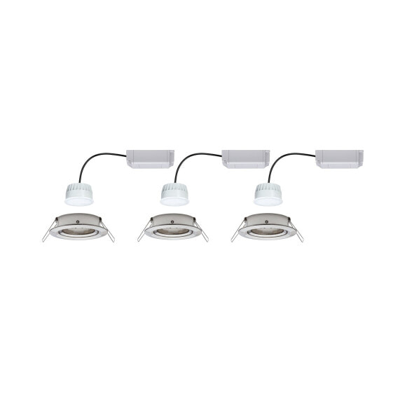 PAULMANN Nova Plus - Smart lighting spot - Brushed steel - ZigBee - LED - Warm white - 2700 K