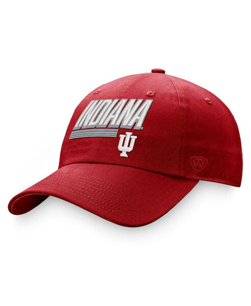 Головной убор мужской Top of the World Indiana Hoosiers регулируемый цвета бордового