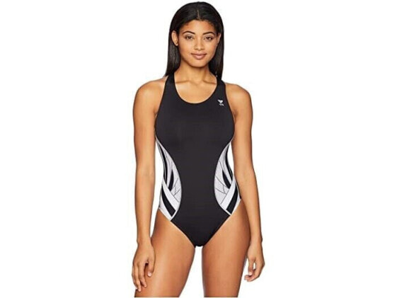 TYR Women's 180425 Phoenix Splice Maxfit One Piece Swimsuit Black/White Size 28