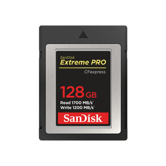 SanDisk SDCFE-128G-GN4NN - 128 GB - CFexpress - 1700 MB/s - 1200 MB/s - Black
