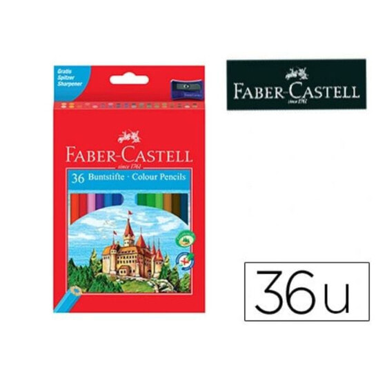 Colouring pencils Faber-Castell Castle Multicolour 36 Pieces