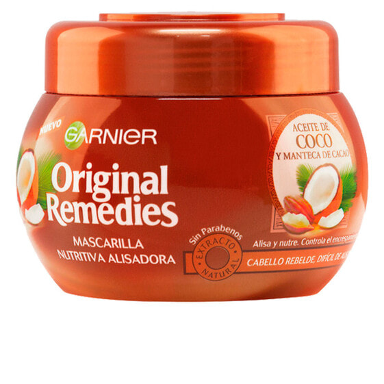 Garnier Original Remedies Coconut & Cacao Hair Mask Питательная маска для волос с кокосовым и какао маслами 300 мл