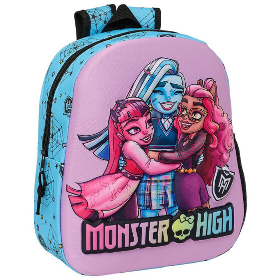 Рюкзак походный safta Monster High 3D (тепловая формованная)