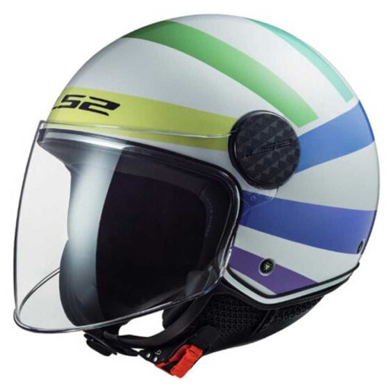 LS2 OF558 Sphere Lux Swirl open face helmet