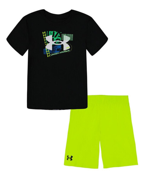 Toddler Boys UA Poster Logo T-shirt and Shorts Set