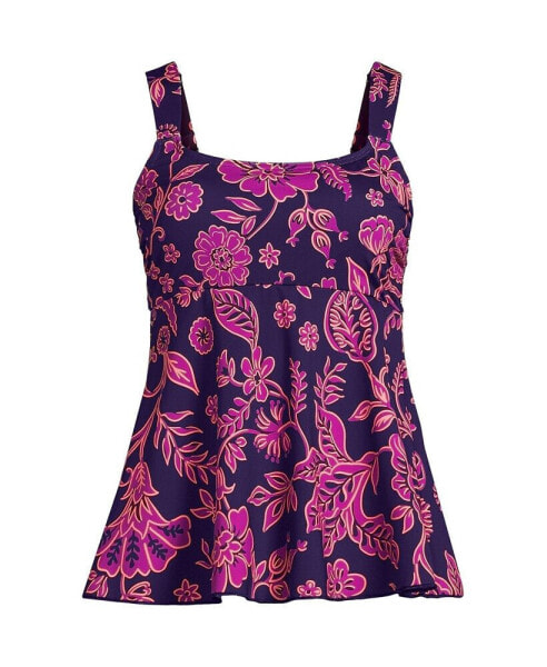 Plus Size G-Cup Flutter Tankini Top