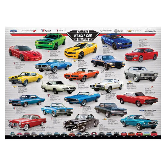 Puzzle Muscle Car Evolution 1000 Teile