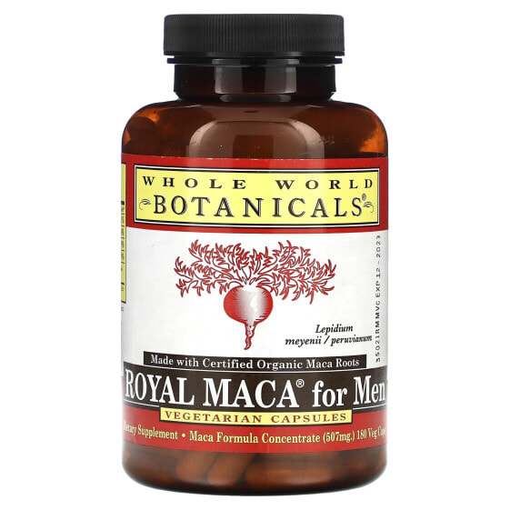 Royal Maca for Men, 507 mg, 180 Veg Caps (253 mg per Capsule)