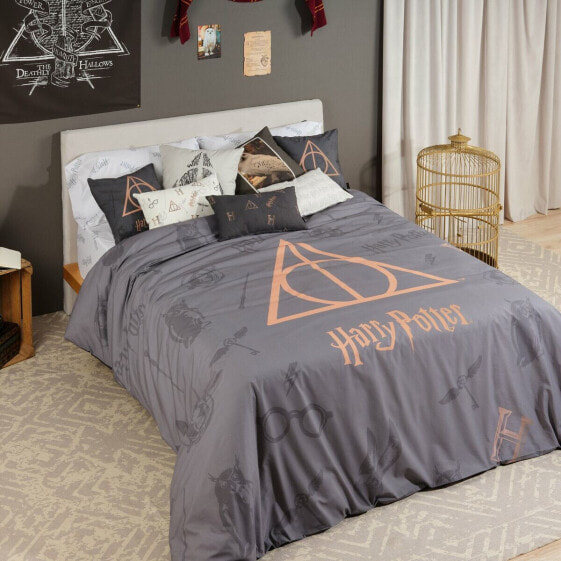 Nordic cover Harry Potter Deathly Hallows Multicolour 175 Threads 180 x 220 cm Single