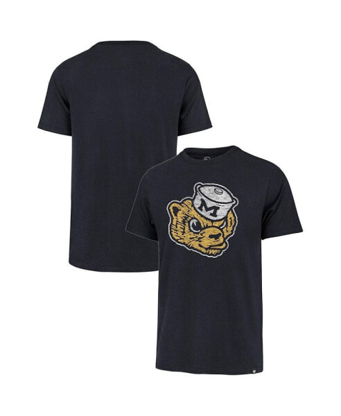 Men's '47 Navy Michigan Wolverines Premier Franklin T-shirt