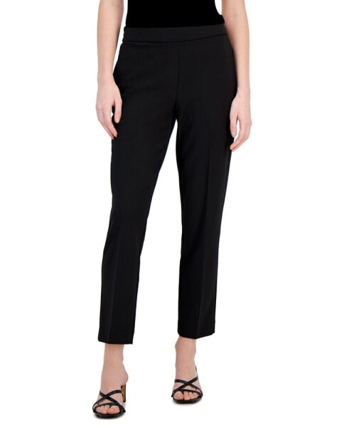 Women's Pull-On Slim Crepe Ankle Pants