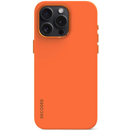 Decoded AntiMicrobial Silicone Backcover iPhone 15 Pro Max Apricot