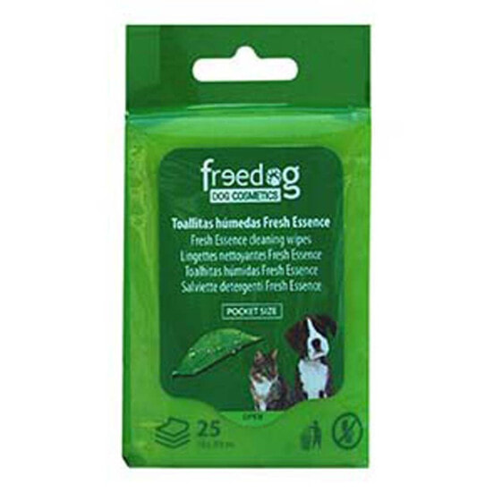 FREEDOG Fresh Essence Cleaning Wipes 25 Units